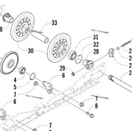Details about   4 Front Rail STD Idler Wheels Kit for ARCTIC CAT ZL 550 Carb./EFI 2002-2003 