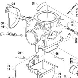 Carburetor OEM 0470-504 Fits For ATV Arctic Cat 400cc Manual Automatic 4x4 2004 