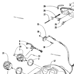 1998 Arctic Cat Zl 500 98zlb Instruments Wiring Assemblies Cyclepartsnation