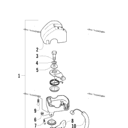 OEM Arctic Cat ATV Throttle Case Assembly Screw 5MM 3423-014