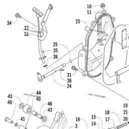 2004 Arctic Cat Sabercat 600 Efi Ext Red S2004scdxeusr Dropcase And Chain Tension Assembly Babbitts Online