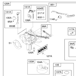 Briggs Stratton 31a707 0335 E1 Fuel Supply Kit Nikki Carburetor Overhaul Kit Walbro Carburetor Overhaul Nikki Carburetor Walbro Carburetor Shank 39 S Lawn Cub Cadet