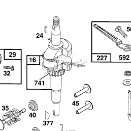 Briggs & Stratton 126802-0412-01 Crankshaft, Piston Group | Shank's  Lawn Dixon