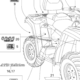 brp can am decal outlander max 500 dps 2013