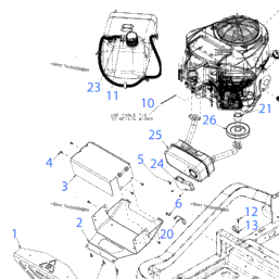 Cub Cadet ZT1 50 KW FAB 17RIEACL010 2021 ULTIMA ZT1 Engine