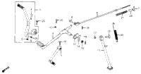 1979 Honda XR185A Pedal + Kick Starter Arm | Powersports Discount