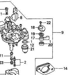 FidgetKute 16100-ZE2-814 Carburetor Carb Fuel Line for Honda EG3500X A AR Generator Parts V 