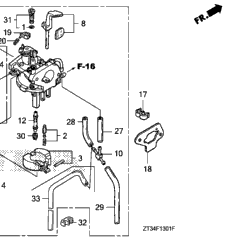 Carburetor For Honda EU1000i Inverter Generator Part# 16100-ZM7-D25 BF30C E Carb 