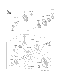 2000 Kawasaki BAYOU 220 (KLF220-A13) OEM Parts, Babbitts Kawasaki ...