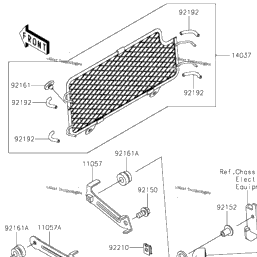 2021 Kawasaki Ninja ZX-10R (US) (ZX1002MMFAL) Oil Cooler 2021 Kawasaki Ninja ZX-10R (US) (ZX1002MMFAL) Oil Cooler