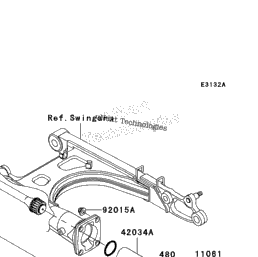 kawasaki vulcan 1500 drive shaft oil