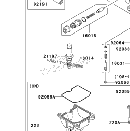 07 Kawasaki Prairie 360 4x4 Kvf360a7f Carburetor Babbitts Kawasaki Partshouse