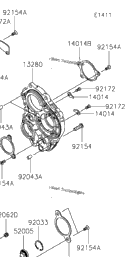 2020 Kawasaki Ninja ZX-10R KRT Edition (ZX1002FLFA) Crankcase 