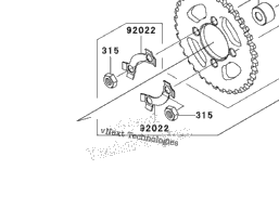 kawasaki fury 125 clutch assembly