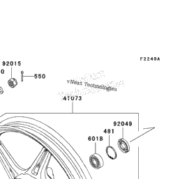 kawasaki fury 125 clutch assembly