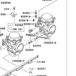 2001 Kawasaki CONCOURS (ZG1000-A16) Carburetor | PartsPitstop.com