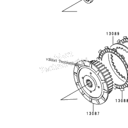 1999 Kawasaki KX125 (KX125-L1) Clutch | Babbitts Polaris PartsHouse