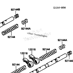 1989 Kawasaki NINJA ZX-10 (ZX1000-B2) Valve(S 