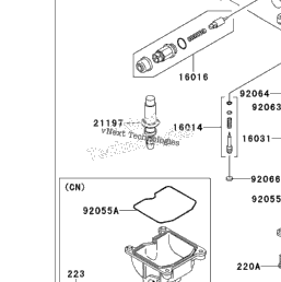 11 Kawasaki Prairie 360 4x4 Kvf360abf Carburetor Babbitts Kawasaki Partshouse