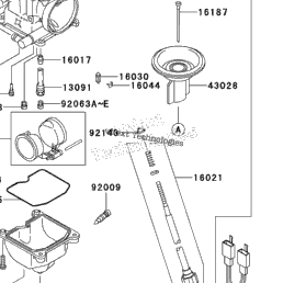 11 Kawasaki Prairie 360 4x4 Kvf360abf Carburetor Babbitts Kawasaki Partshouse