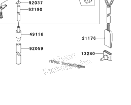 11 Kawasaki Prairie 360 4x4 Kvf360abf Carburetor Babbitts Kawasaki Partshouse