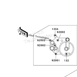 1996 Kawasaki NINJA ZX-11 (ZX1100-D4) Oil Pump/Oil Filter | MRCycles