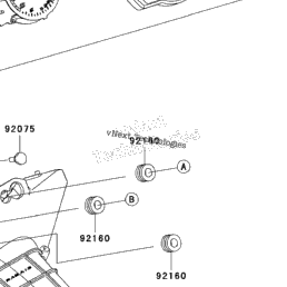 2012 Kawasaki NINJA ZX-6R (ZX600RCF) Meter(S 