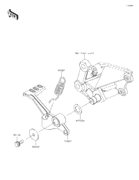 2016 Kawasaki NINJA 300 ABS (EX300BGF) Brake Pedal/Torque