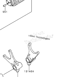 kawasaki vulcan 1500 shift fork replacement