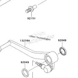 2002 Kawasaki NINJA ZX-6R (ZX600-J3) Gear Change Mechanism 
