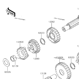 klx110 gearing