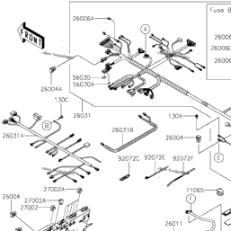 2020 Kawasaki Mule Pro Fxt Kaf820jlf Chassis Electrical Equipment Babbitts Kawasaki Partshouse