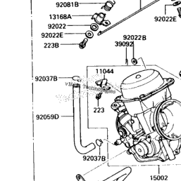 Hørehæmmet omhyggelig Føderale 1990 Kawasaki VULCAN 750 (VN750-A6) Carburetor | Babbitts Kawasaki  Partshouse