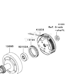 kawasaki fury clutch bell