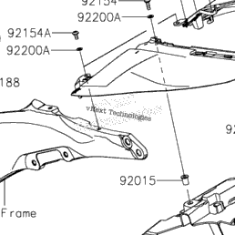 2021 Kawasaki Ninja ZX-10R (US) (ZX1002MMFAL) Side Covers/Chain 