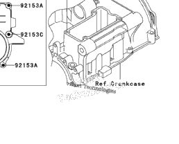 2002 Kawasaki ZZR1200 (ZX1200-C1) Breather Cover/Oil Pan 