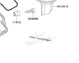1997 Kawasaki NINJA ZX-11 (ZX1100-D5) Carburetor Parts | Babbitts 