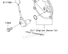 07 Kawasaki Prairie 360 4x4 Kvf360a7f Ignition System Babbitts Kawasaki Partshouse