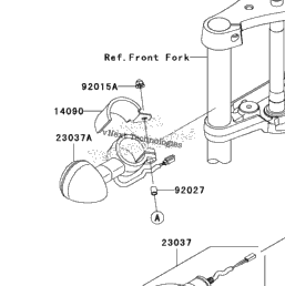 kawasaki vulcan front turn signals