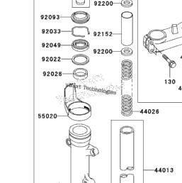 Tourmax Front Fork Set & Bushes Kawasaki ZRX 1200 R 2001-2003 