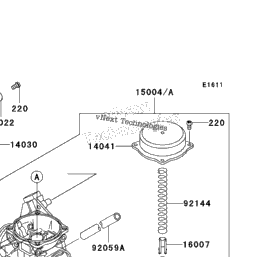 11 Kawasaki Prairie 360 4x4 Kvf360cbf Carburetor Partsfish Com