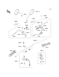 1998 Kawasaki KE100 (KE100-B17) Handlebar | Babbitts