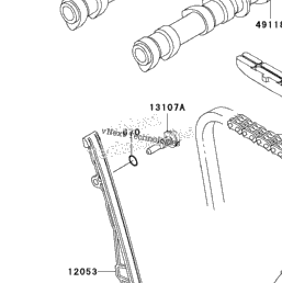 2004 Kawasaki NINJA ZX-6R (ZX636-B2) Camshaft(S)/Tensioner | MRCycles