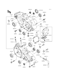 1993 Kawasaki KX125 (KX125-J2) Crankcase | Babbitts Kawasaki