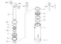 >U85500 Assist Cylinder [Component Parts] (W/G No.M9122) [Option]