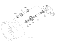 >T05801 Pto Countershaft [With Ind-Pto]