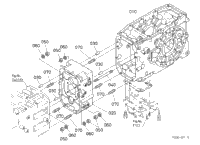 >C42003 Transmission Case [Except Hst Type] ## Note:Order By All Parts Of Fig.No.T11401