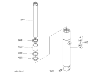 >U85501 Assist Cylinder [Component Parts] [Old Type] [Option]