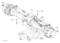 >G53001 Front Axle [With Front Suspension] [Front Axle:Heavy Duty Type]