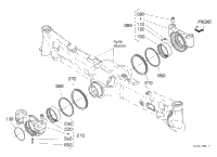 >G53501 Front Axle Bracket [Front Axle Component] [W/O Front Suspension] [Front Axle:Heavy Duty Type]